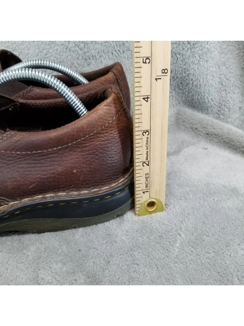 Dr Martens Shoes Mens Size 10 Bryce Brown Leather Slip On Casual *Read*